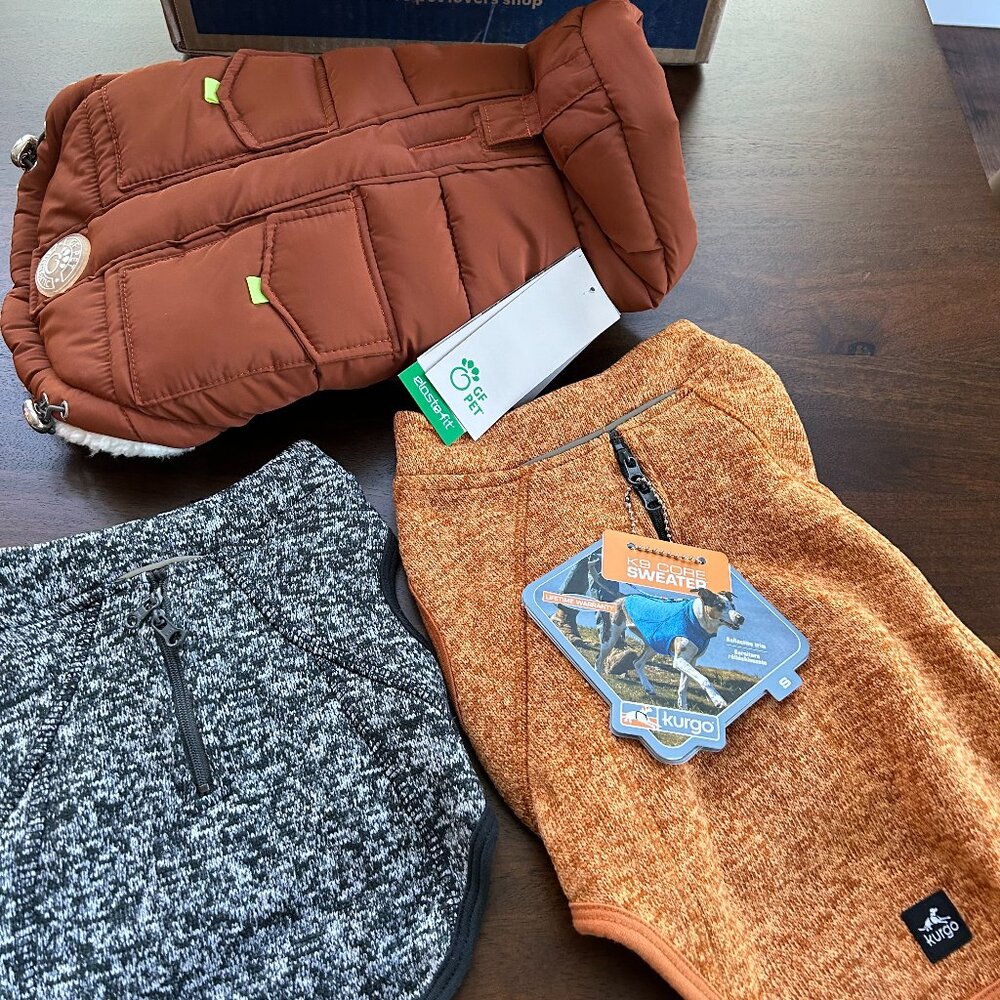 2 Kurgo K-9 Core Sweaters - NEW